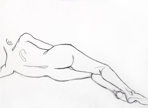 Figure Sketch No. 3 by Elizabeth Becker