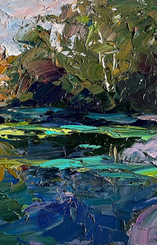 Relaxation on the Lake by Boris Serdyuk