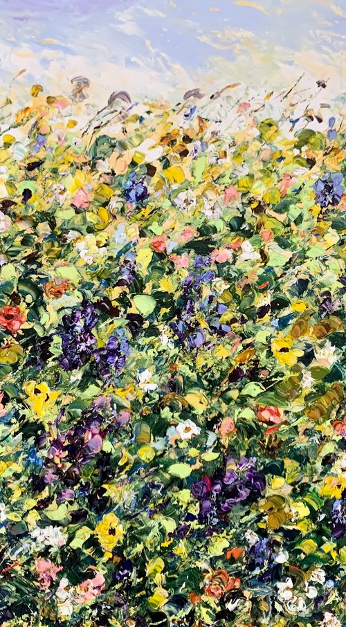 Field of lupines by Vilma Gataveckienė