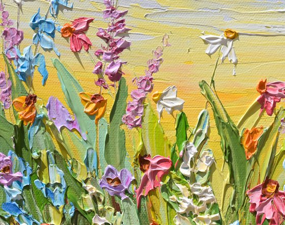 Flourish of Summer - Floral Painting