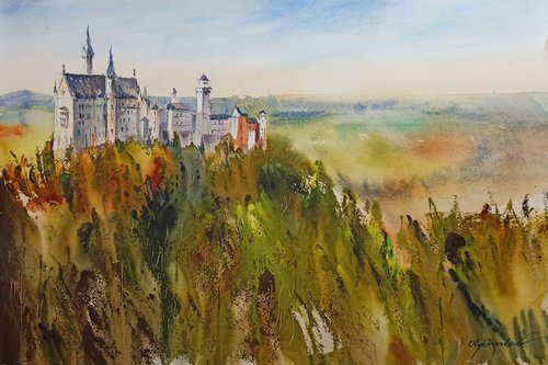 Neuschwanstein Castle by Olga Drozdova