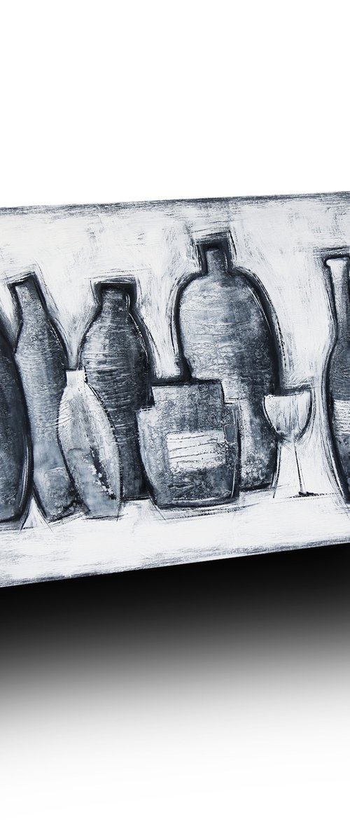 BOTTLES - STILL LIFE by Inez Froehlich