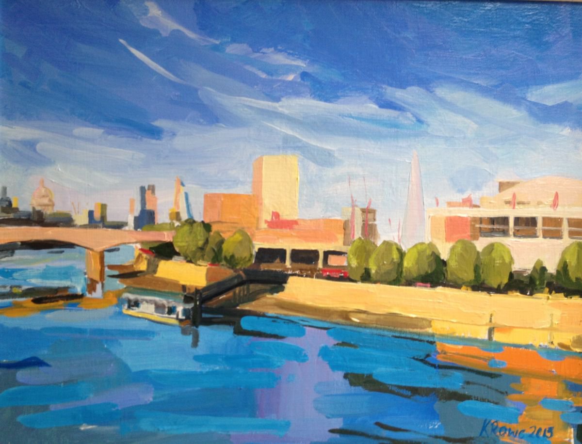 Late Summer on Southbank by Katharine Rowe