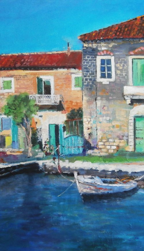STONE WILAGE /55 x 40.5 cm by Zoran Mihajlović Muza