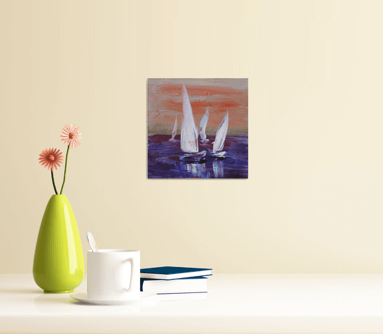 Regatta I / ORIGINAL PAINTING