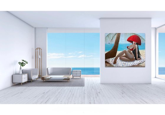 Lady in Red Hat