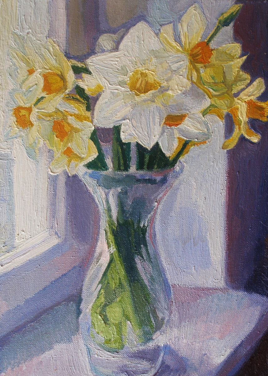 Daffodils by Olena Kamenetska-Ostapchuk