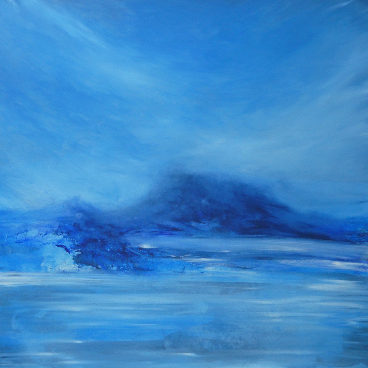 Harris Blue By Oconnart, 34 X 34, Artwork For Sale On Artfinder