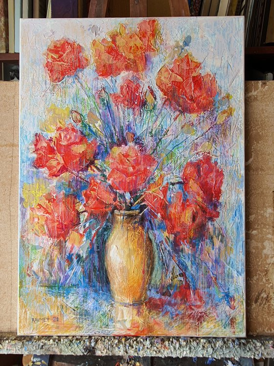 Roses in a Jug