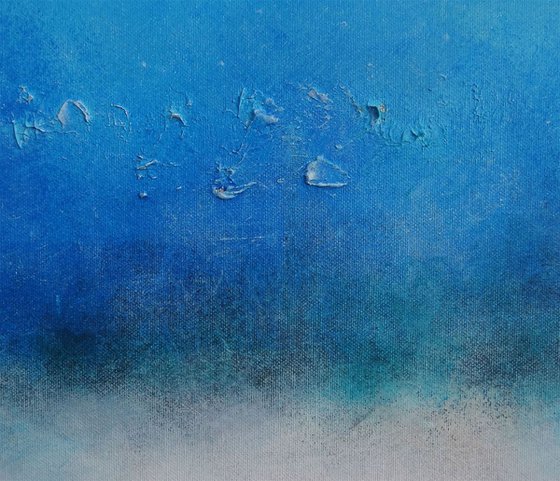 bright blues (140 x 70 cm)