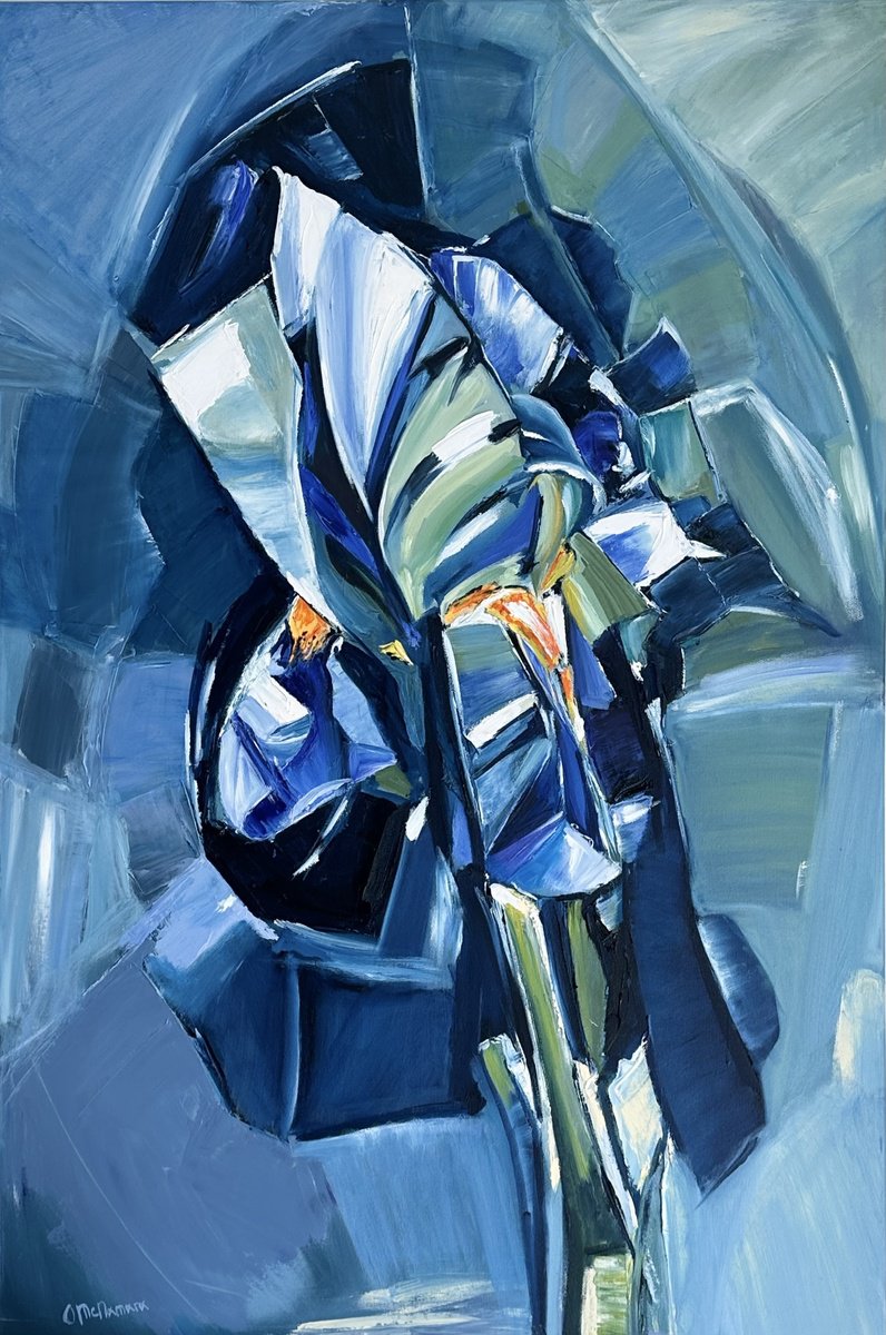 Sovereign Iris (Iris Series) By Olga Mcnamara Biennaleartist, 31 X 47, Artwork For Sale On Artfinder