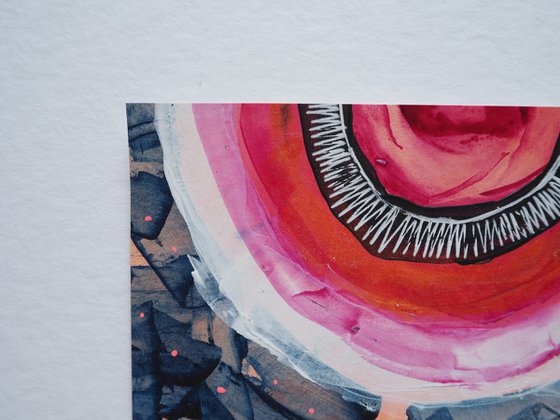 Abstract sunset