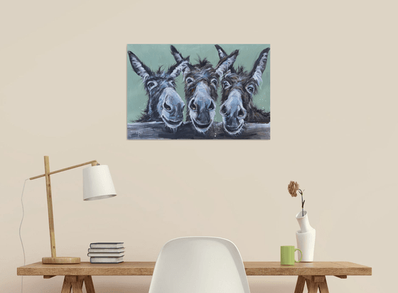 Donkey trio