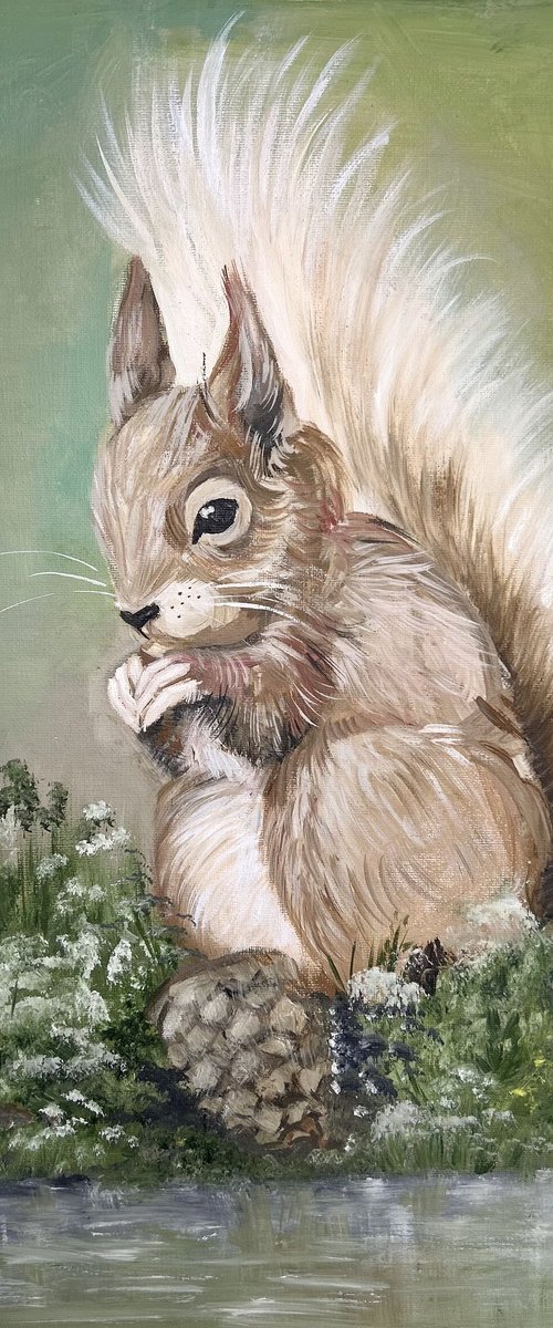 The Little Squirrel by Angel Hakobyan