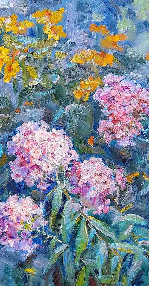 Lilac in the garden by Ivan Kovalenko