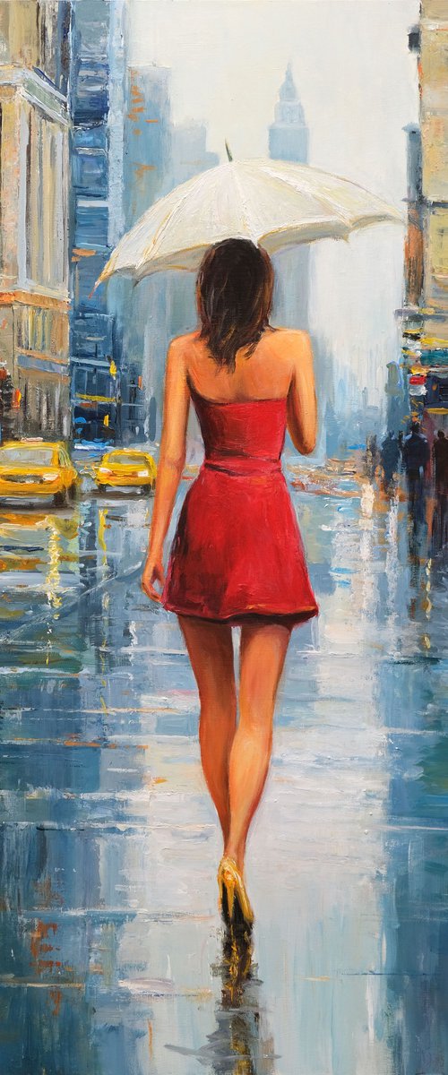 Rainy Day in New York by Behshad Arjomandi