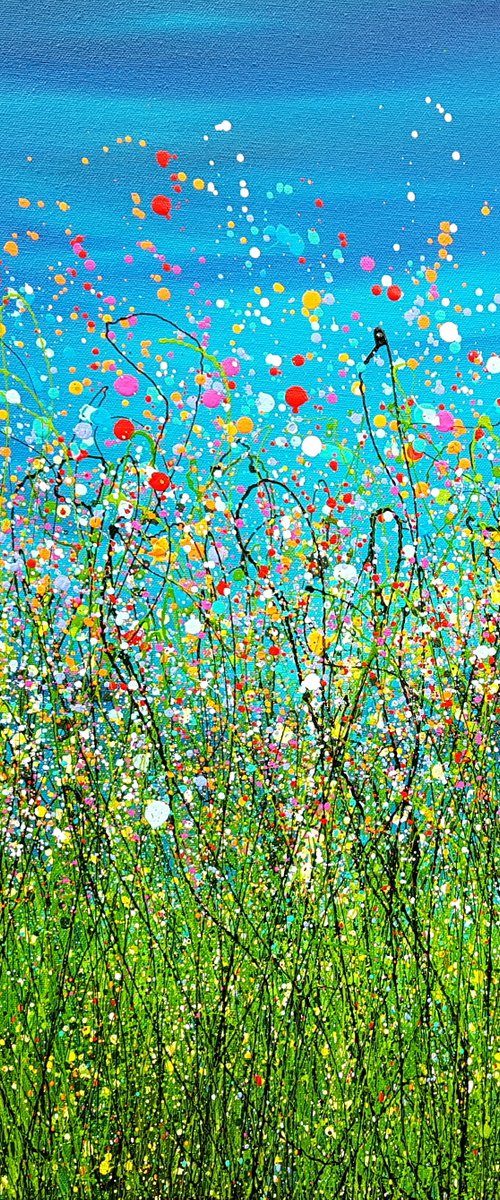 Turquoise Crush Meadows #5 by Lucy Moore