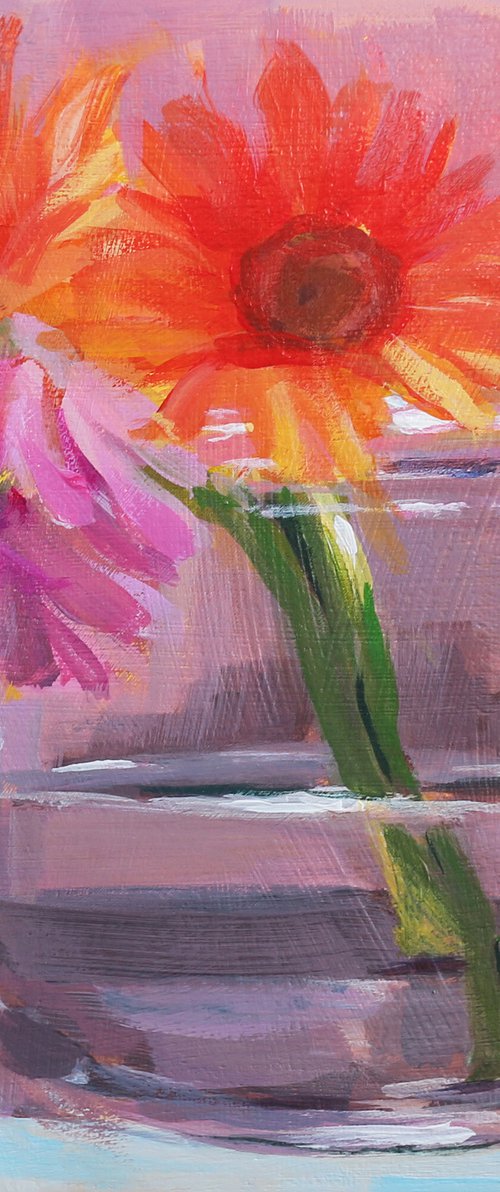 No.8, orange and purple by sedigheh zoghi