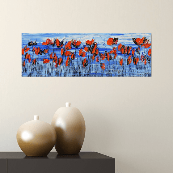 Poppies On Blue Sky 3