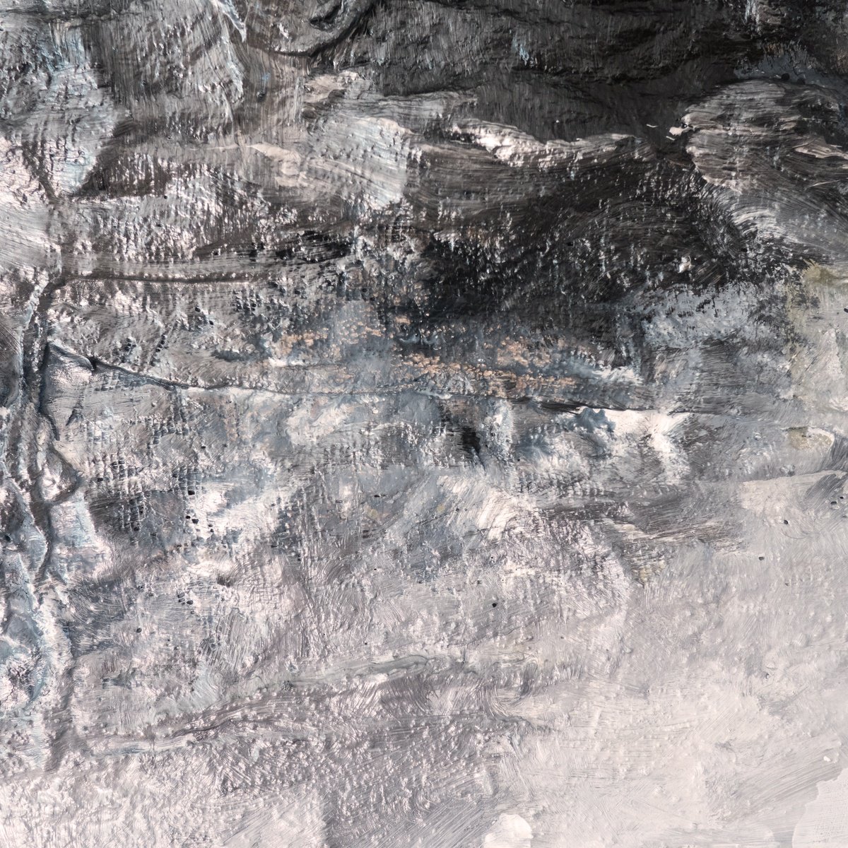 Abstract Acrylic Painting By Davina Nicholas, 24 X 24, Steel Sculptural Decor, Original Artwork