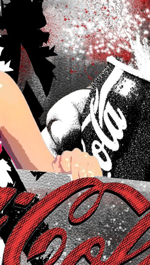 COCA COLA COLLECTION 3 | 2012 | DIGITAL PAINTING ON PAPER | HIGH QUALITY | LIMITED EDITION OF 10 | SIMONE MORANA CYLA | 60 X 44 CM | by Simone Morana Cyla