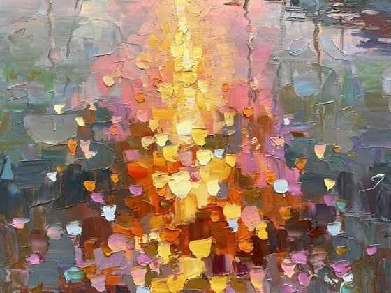 "Yachts at the pier"