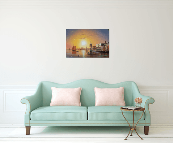 Port -1(60x90cm, oil painting)