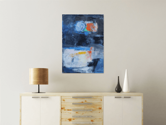 Composition with Yellow Blot