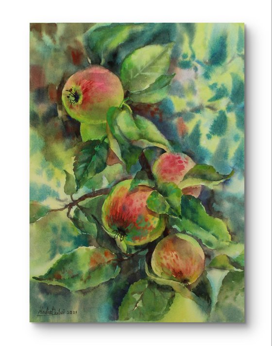 Autumn Apples. Original.