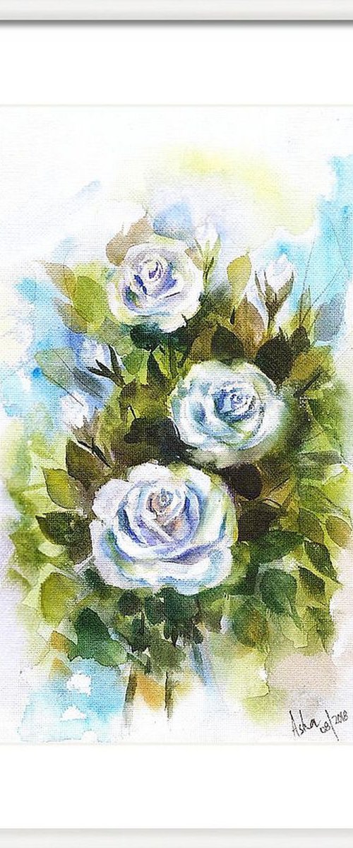 A Bunch of Blue Roses by Asha Shenoy