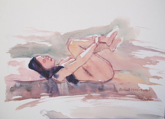 reclining female nude