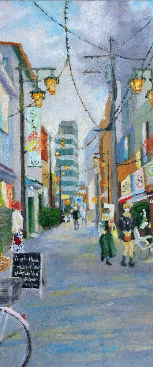 Cozy Street in Tokyo by Juri Semjonov