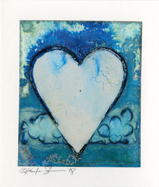 Healing Heart 35 - Mixed Water Media Painting
