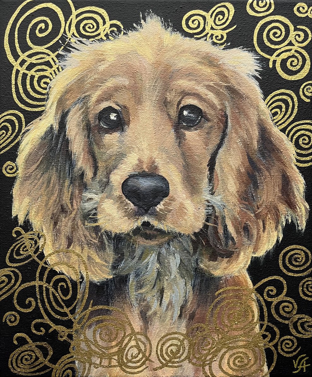 English cocer spaniel by Alona Vakhmistrova