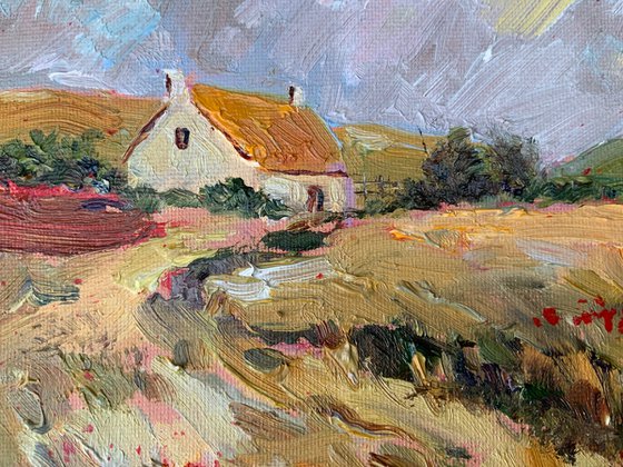 Golden Fields and Cottage