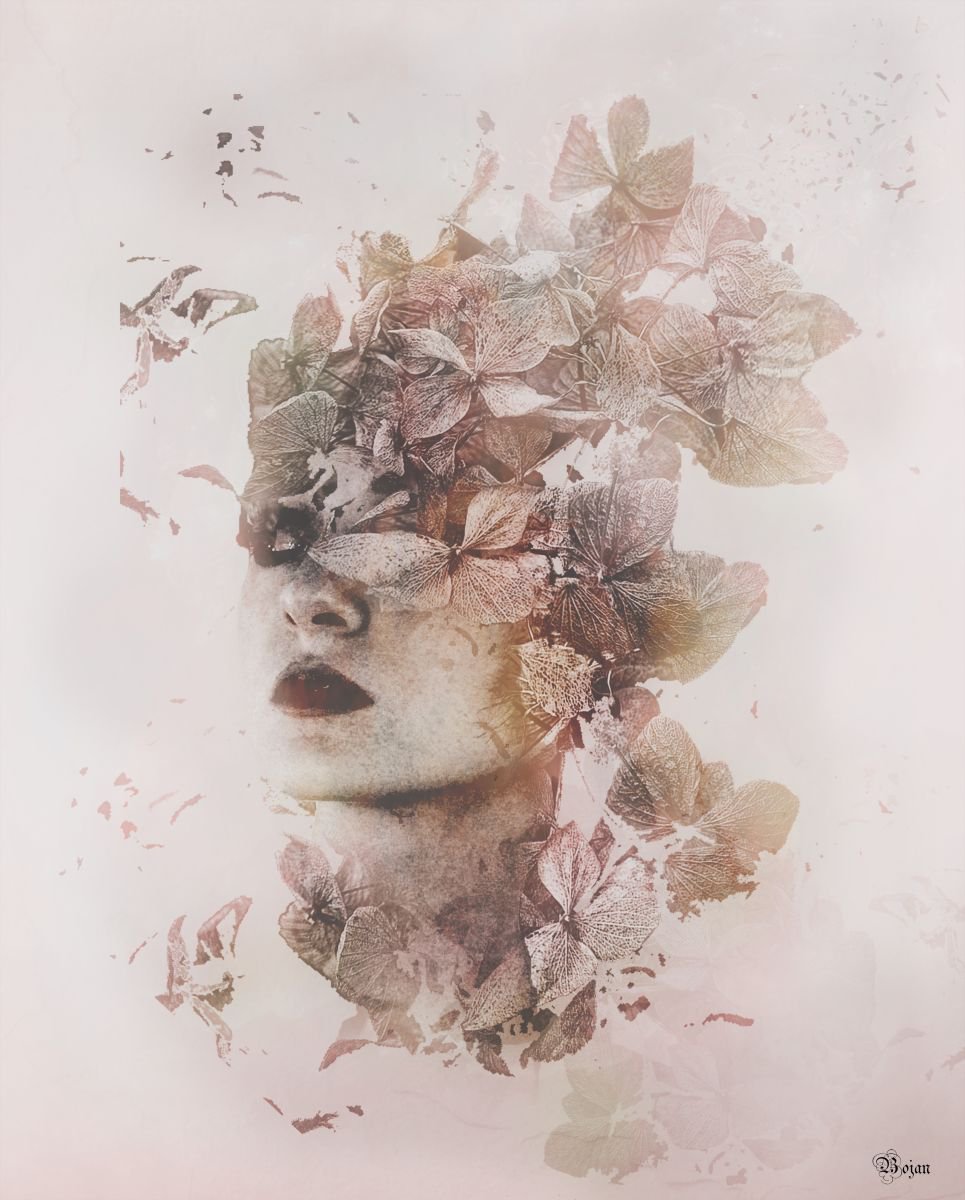 Illustrative Portrait Photograph By Bojan Jevtic, 35 X 43, From Serbia With Love, Original Artwork