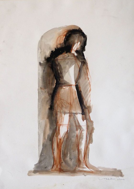 Large Figure Sketch 2, 59x42 cm
