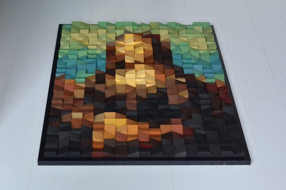 Wooden Art "Mona Lisa"