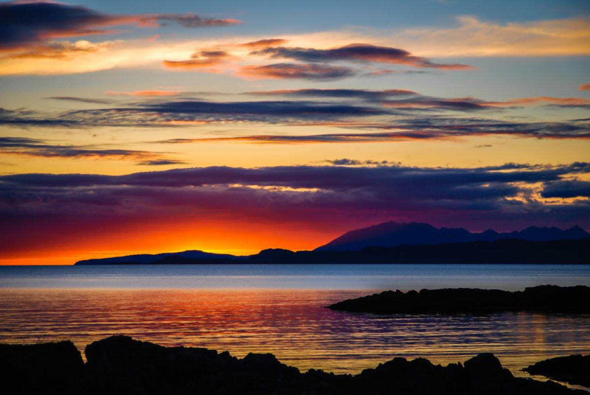 Sunset Over Skye - A3 Limited Edition Print by Ben Robson Hull