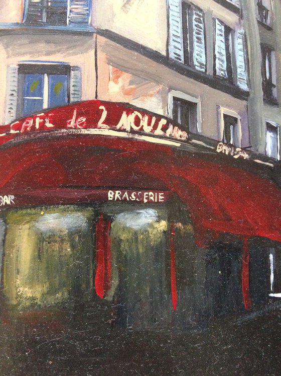 Cafe on a Corner in Paris