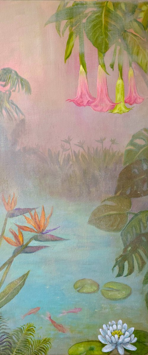 Tropical Pond by Katia Bellini