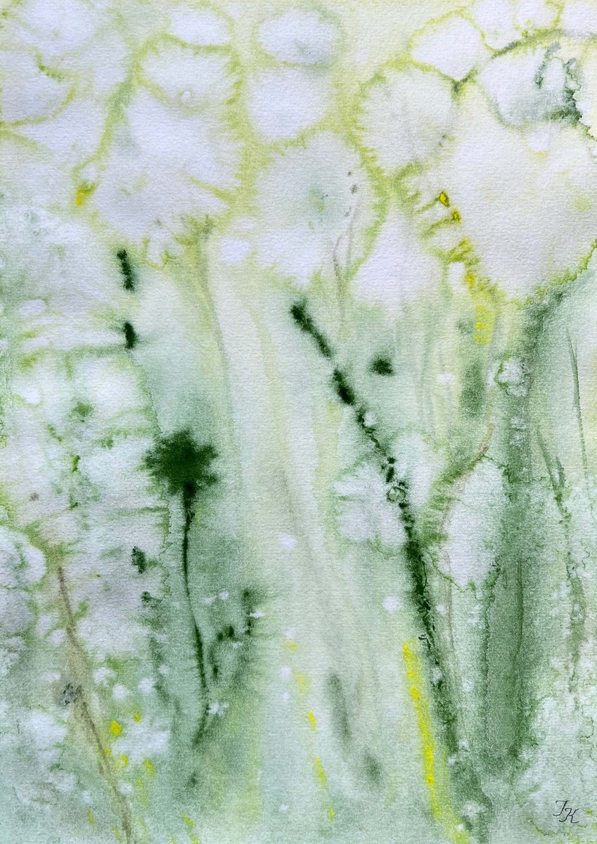 Impressionistic Landscape Watercolour By Tetiana Kovalova, 8 X 12", Landscape #2, Original Artwork