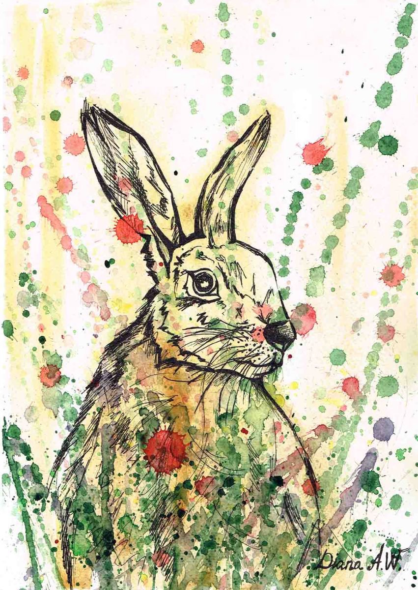 Hare by Diana Aleksanian
