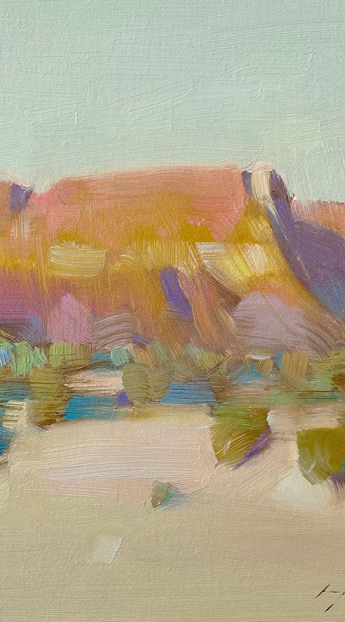 Canyon, Original oil painting, Handmade artwork, One of a kind by Vahe Yeremyan
