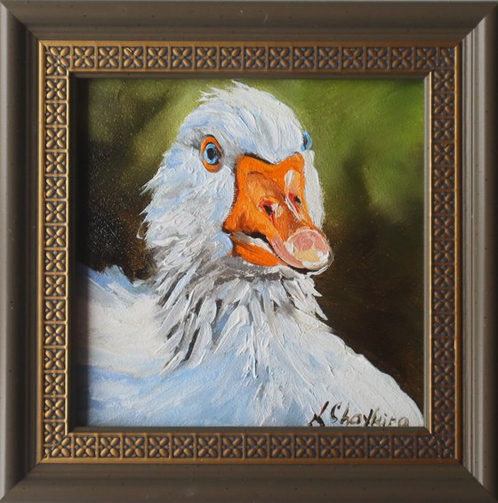 Goose, Small Art Framed