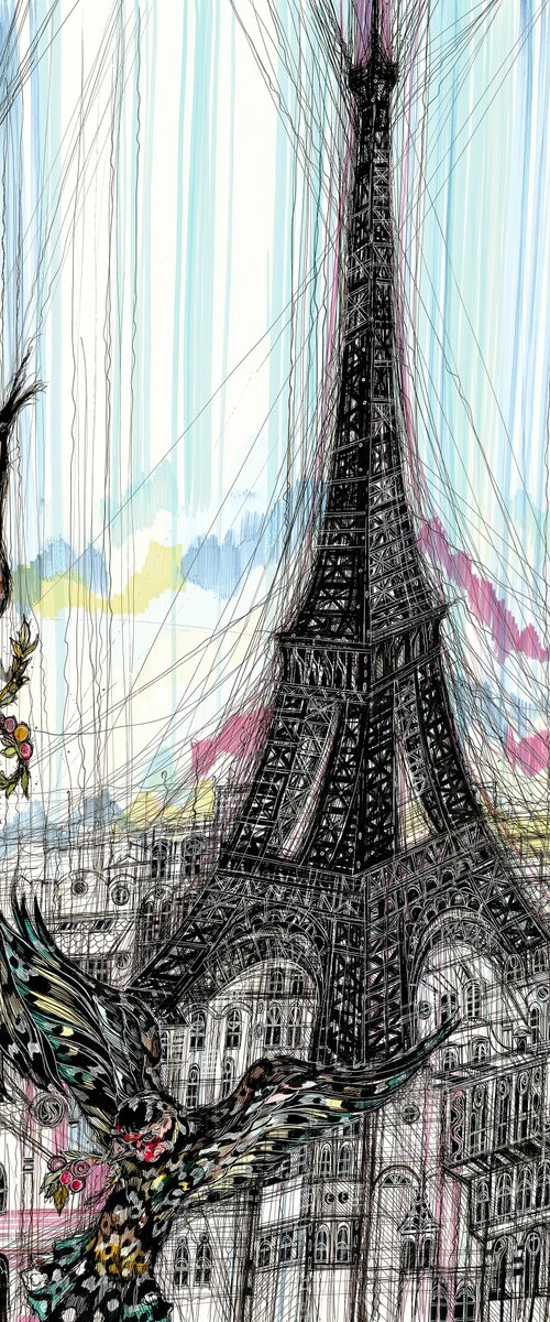 Paris. Eiffel Tower by Maria Susarenko