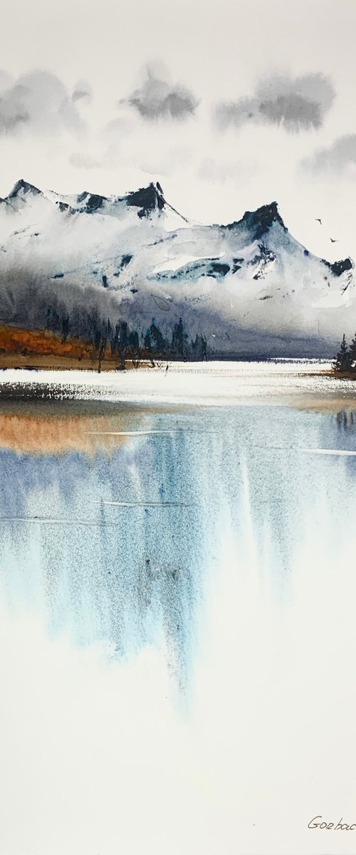 Mountain Lake #3 by Eugenia Gorbacheva
