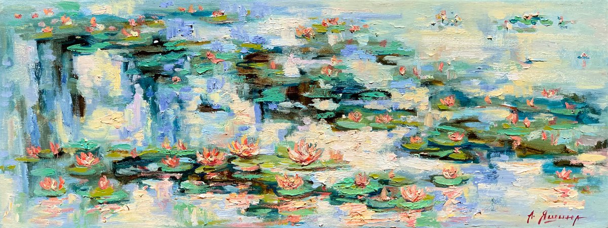 Water lilies by Alla Yashina
