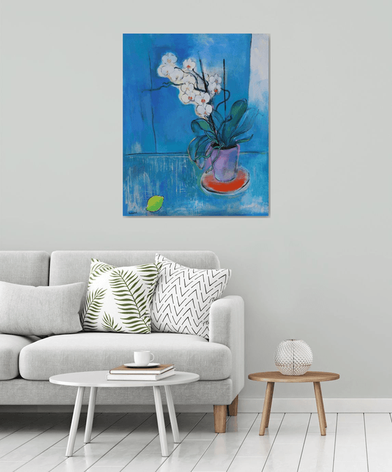Orchids with Lemon
