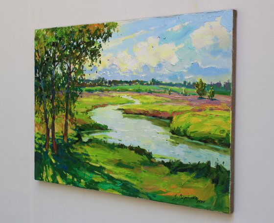 Summer colors landscape